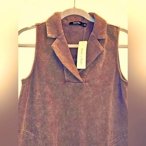 *DOE & RAE* [WITH TAGS] Washed Denim Dress